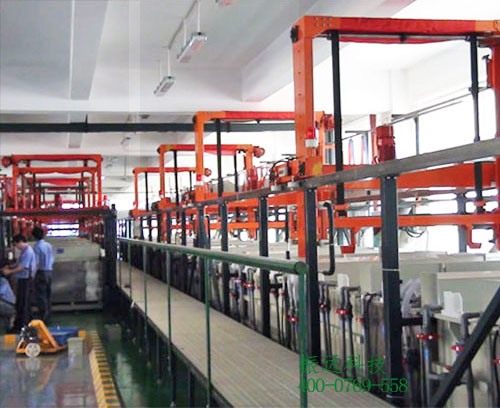 全自動(dòng)龍門式掛鍍銀生產(chǎn)線-01